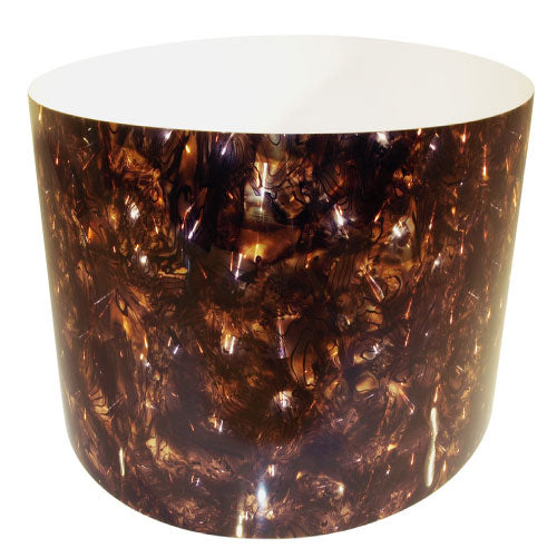 Drum-Wrap Reflexions Burl Amber Depth From 3'' to 14''.