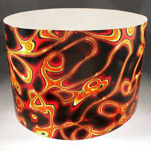 Drum-Wrap Reflexions Echo Beach Red Gold Depth From 3'' to 14''.