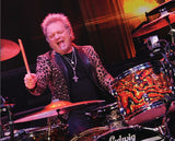 Drum-Wrap Reflexions Electric Red Gold *Joey Kramer Special Edition* Depth From 3'' to 14''.